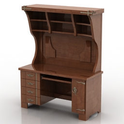 rack desk 3D Model Preview #4a76b958