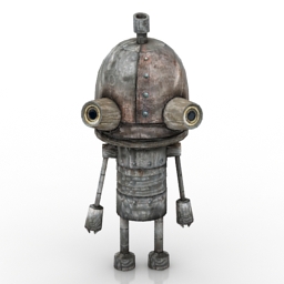 robot josef machinarium 3D Model Preview #96eed3ab