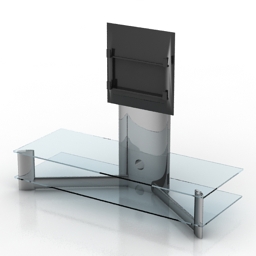 rack tv stand 3D Model Preview #76dca635