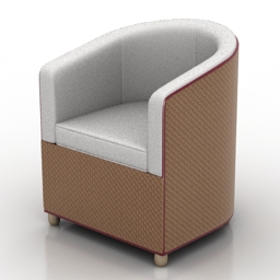 3D Armchair preview