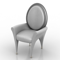 armchair fendi 3D Model Preview #74decf6d