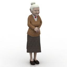 toy grandmother 3D Model Preview #5482d307