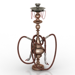 hookah 3D Model Preview #c8c08668