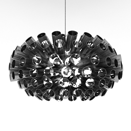 luster eglo 89062 rebel aluminium 3D Model Preview #77cac39a