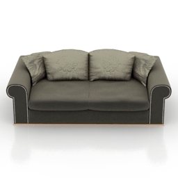sofa fendi 3D Model Preview #c6275c12