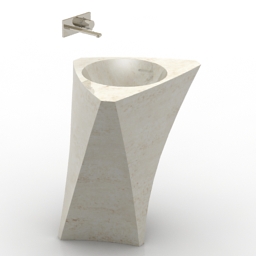 sink il bagno bandini prisma 3D Model Preview #8649147e