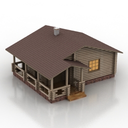 house sauna 3D Model Preview #4478a464