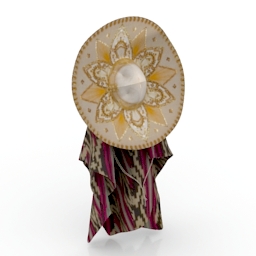 sombrero hat 3D Model Preview #f65d7b2a