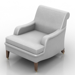 3D Armchair preview