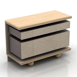 3D Nightstand preview
