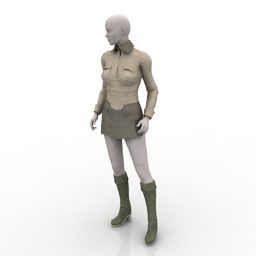 mannequin 3D Model Preview #0ddf6912