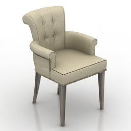 armchair eichholtz 3D Model Preview #1dfe498d