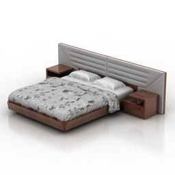 bed quaia 3D Model Preview #7a9143ed