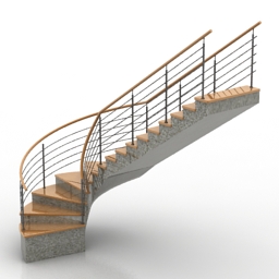 3D Stair preview