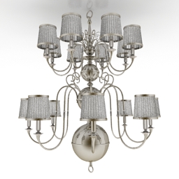 luster eichholtz chandelier la coupole 3D Model Preview #842fd133