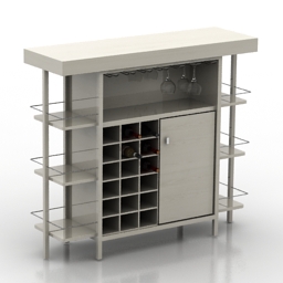 rack bar spectrum 3D Model Preview #f1012a0f