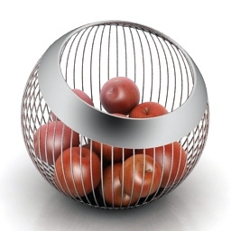 vase apples 3D Model Preview #cbd61add