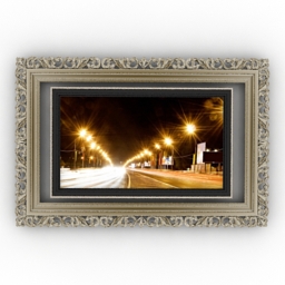 frame tv set 3D Model Preview #9505cd1c