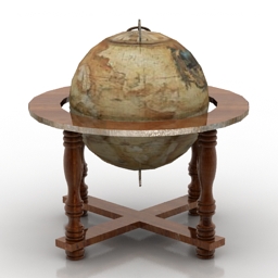 globe 3D Model Preview #9b2ca189