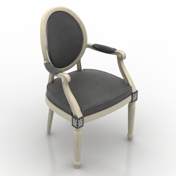 3D Armchair preview