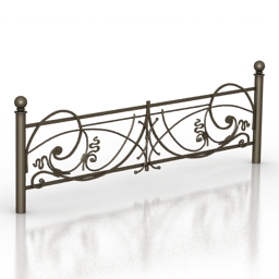 fence 2 3D Model Preview #4b8ce132