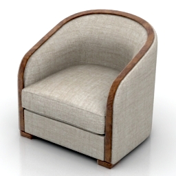 3D Armchair preview