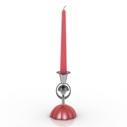 candlestick 3D Model Preview #c0383a6e