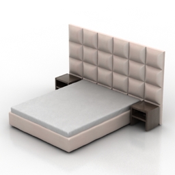 bed valerio salotti 3D Model Preview #f9ee8016