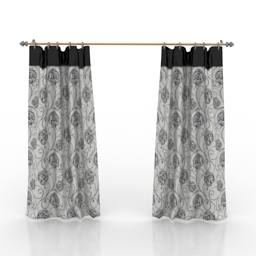 curtain 3D Model Preview #87108d61