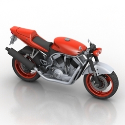 motorcycle suzuki street fighter 3D Model Preview #22be80c6