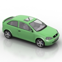 car astra 2 3D Model Preview #baaac624