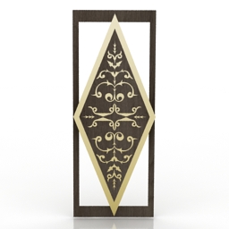 frame decor 3D Model Preview #615fb069