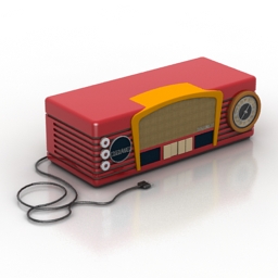 radio 3D Model Preview #40098ef6