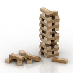 jenga game 3D Model Preview #dc886fa9
