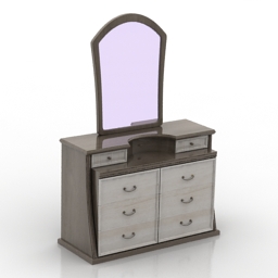 3D Dressing table preview