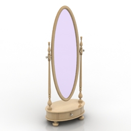 mirror modenese gastone 3D Model Preview #489218af