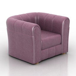 3D Armchair preview