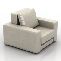 3D Armchair preview