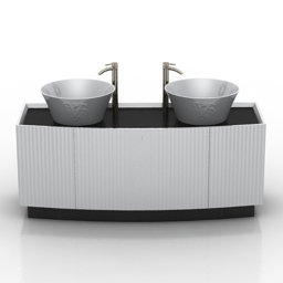3D Wash-basin preview