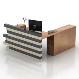 rack reception 2 3D Model Preview #da710eac