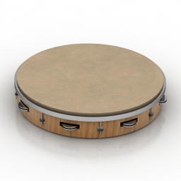 tambourine 3D Model Preview #80d55cc2