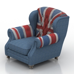 3D Armchair preview