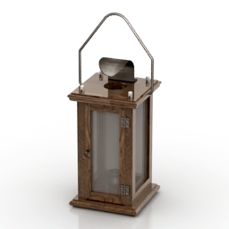 "Wooden lantern" - Luminaires and lighting solution preview