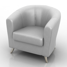 3D Armchair preview