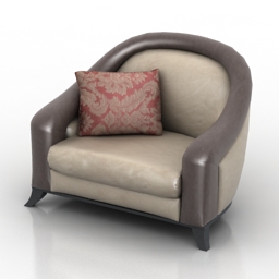 3D Armchair preview