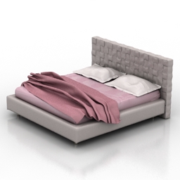bed 3D Model Preview #373943aa