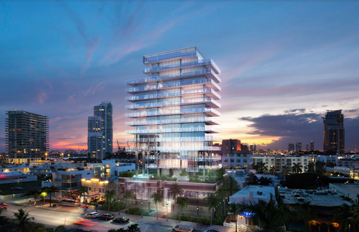 GLASS residential tower, Miami, USA