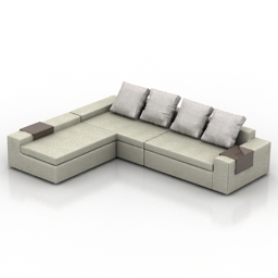 sofa polonez max interior 3D Model Preview #d39b4835
