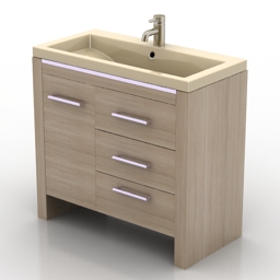 3D Wash-basin preview