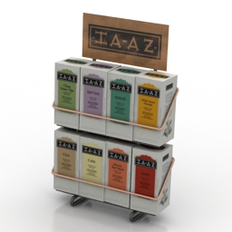 rack tea 3D Model Preview #40242734